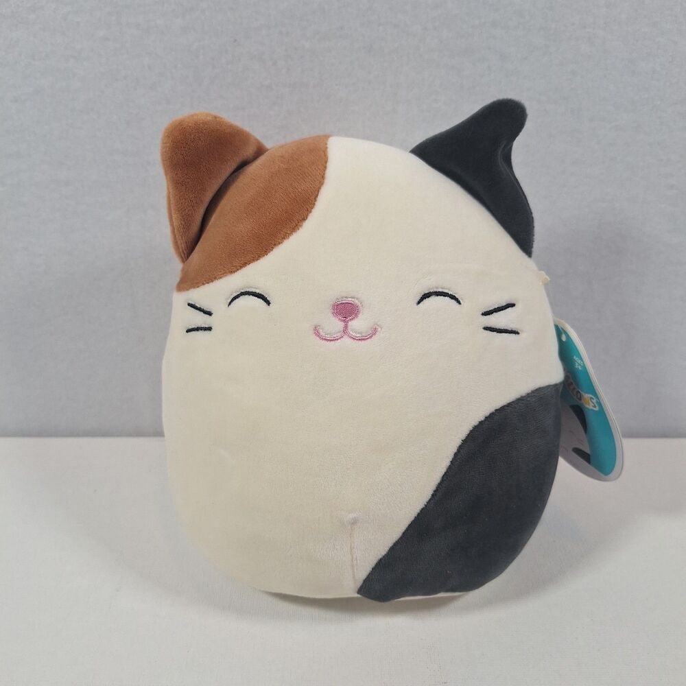 Squishmallow Cam Calico Cat Kitty 8" Plush Stuffed Animal Kellytoy NWT Soft Cute